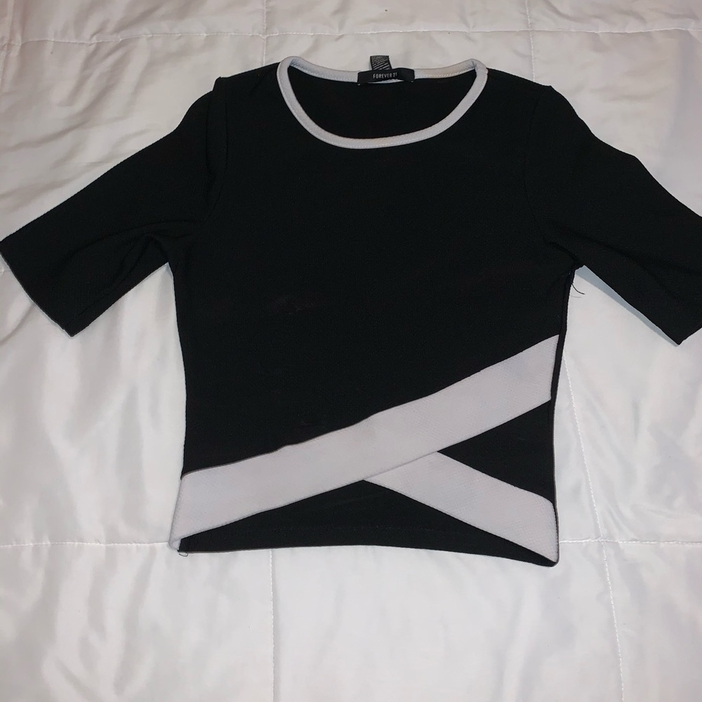 Fitted crop top